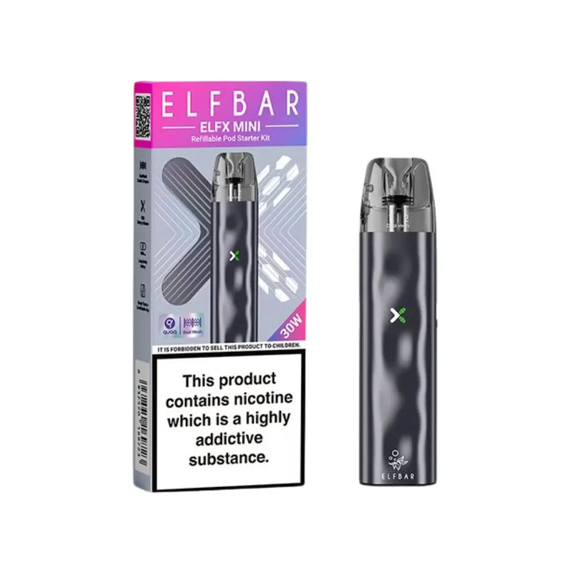 Elf Bar Elfx Mini Vape Grey Colour
