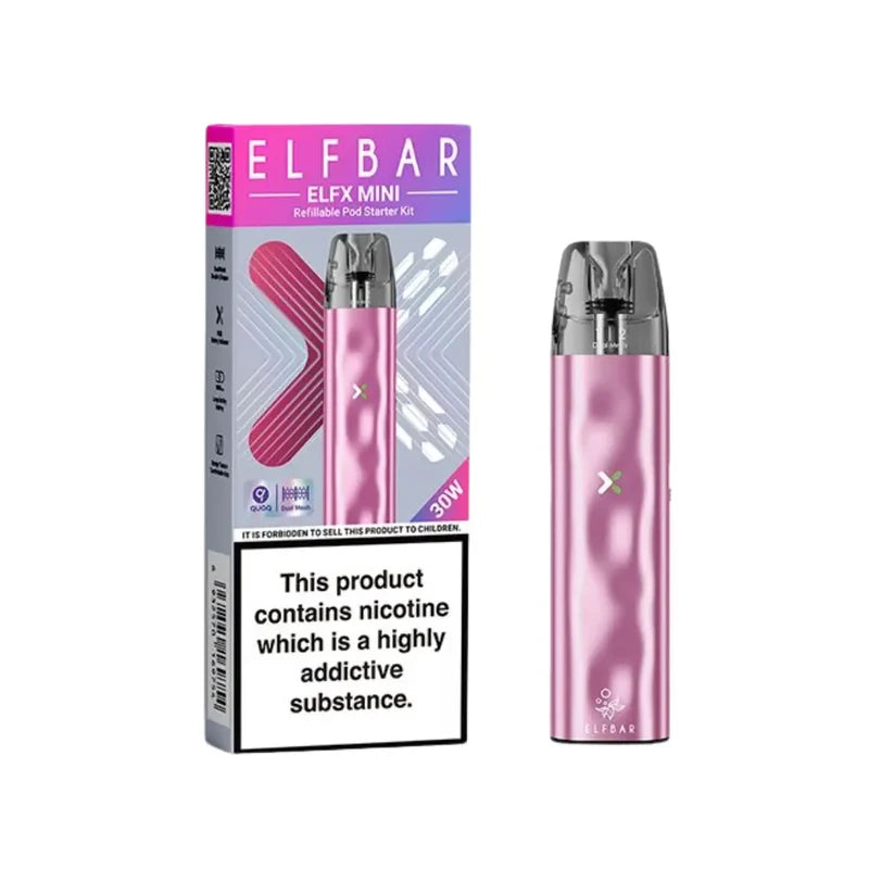 Elf Bar Elfx Mini Vape Pink Colour