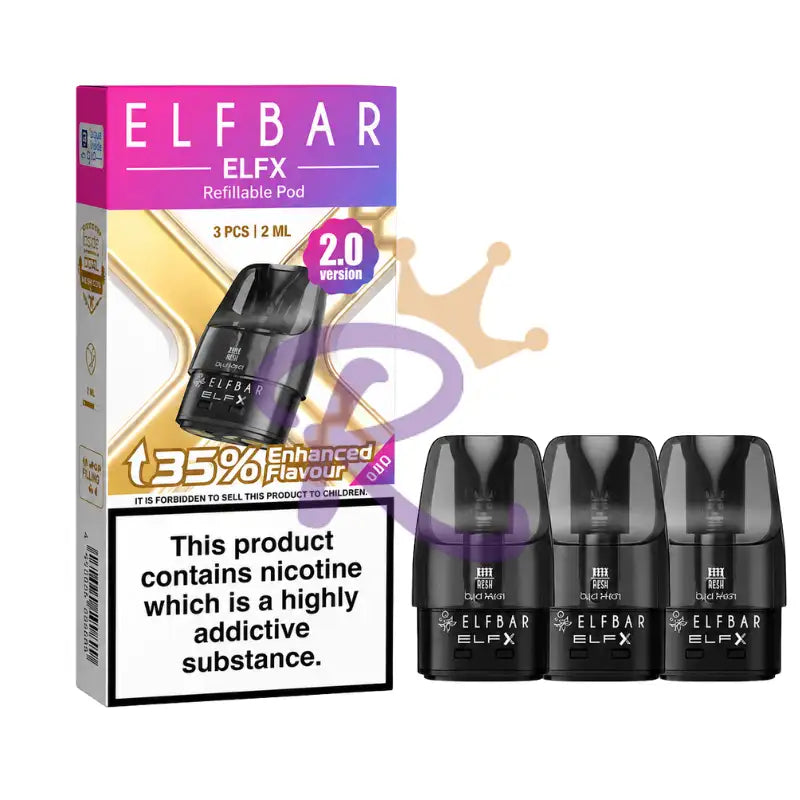 Elf Bar ELFX 2.0 Replacement Refillable Pods
