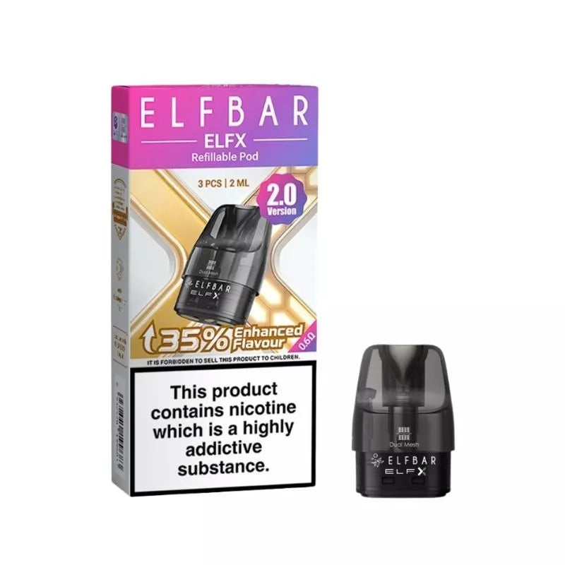 Elf Bar ELFX 2.0 Replacement Refillable Pods