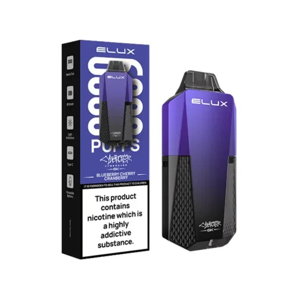 Elux Cyberover 6K Pod Kit Blueberry Cherry Cranberry Flavour
