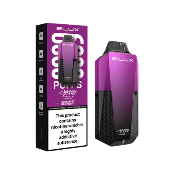 Elux Cyberover 6K Pod Kit Blueberry Raspberry Flavour