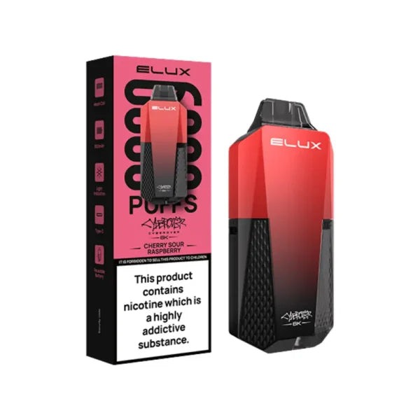 Elux Cyberover 6K Pod Kit Cherry Sour Raspberry Flavour
