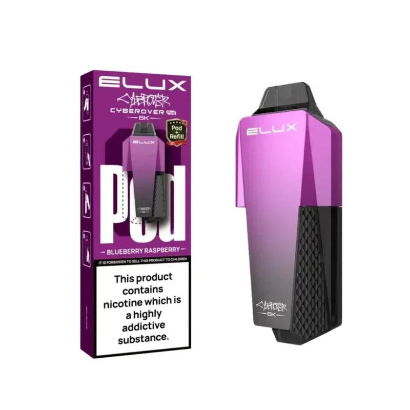 Elux Cyberover 6K Pod Blueberry Raspberry Flavour