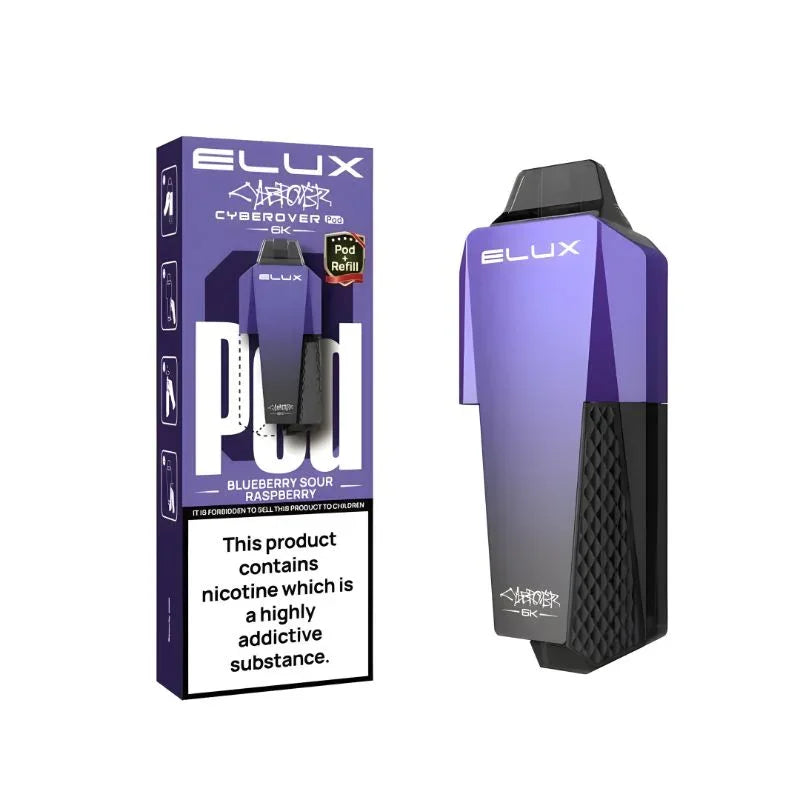 Elux Cyberover 6K Pod Blueberry Sour Raspberry Flavour