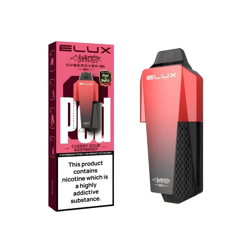 Elux Cyberover 6K Pod Cherry Sour Raspberry Flavour