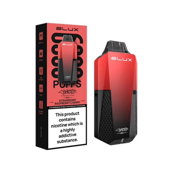 Elux Cyberover 6K Pod Kit Strawberry Raspberry Cherry Flavour