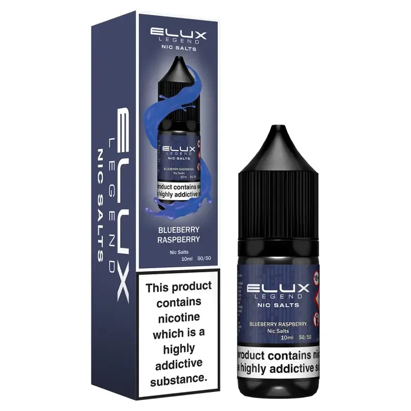 Elux Legend Nic Salt Vape Juice Blueberry Raspberry Flavour