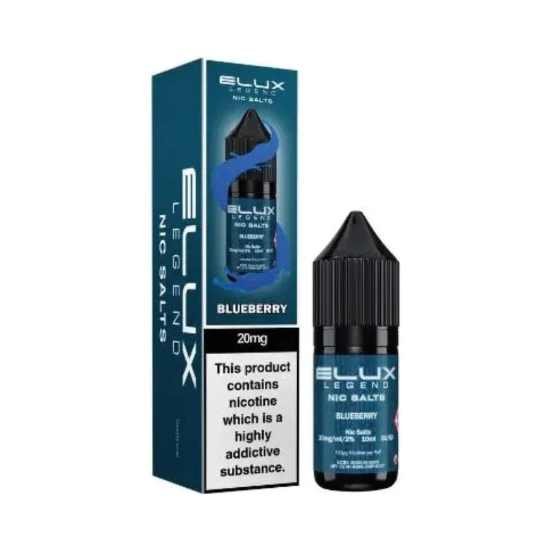 Elux Legend Nic Salt Vape Juice Blueberry Flavour