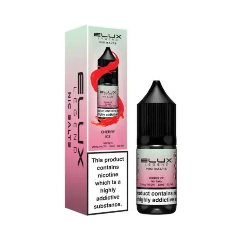 Elux Legend Nic Salt Vape Juice Cherry Ice Flavour