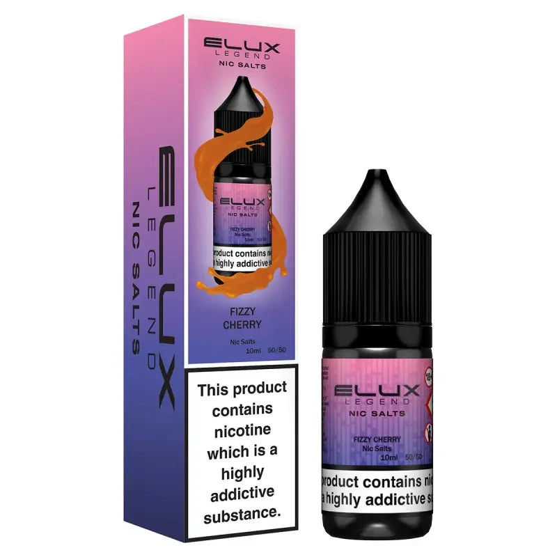 Elux Legend Nic Salt Vape Juice Fizzy Cherry Flavour