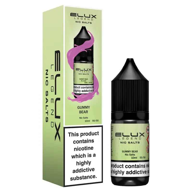 Elux Legend Nic Salt Vape Juice Gummy Bear Flavour