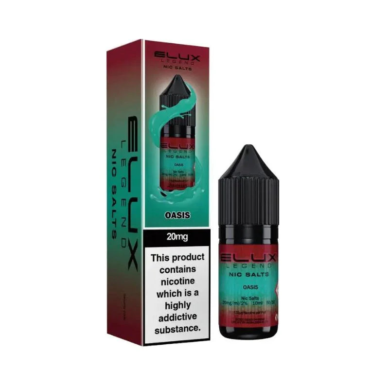 Elux Legend Nic Salt Vape Juice Oasis Flavour