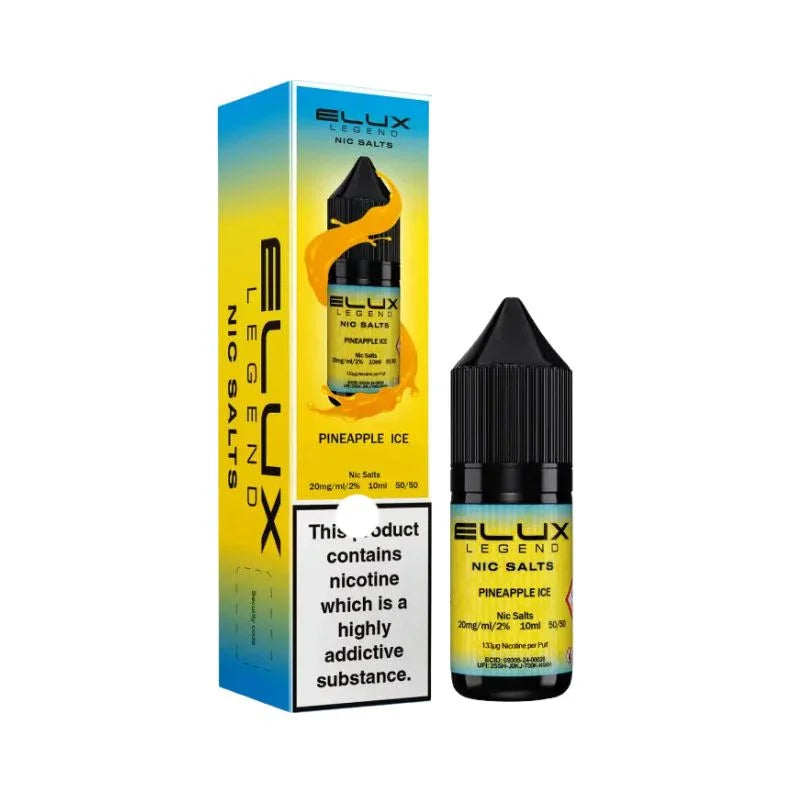 Elux Legend Nic Salt Vape Juice Pineapple Ice Flavour