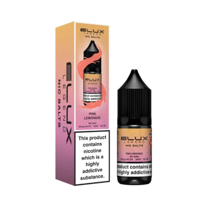 Elux Legend Nic Salt Vape Juice Pink Lemonade Flavour