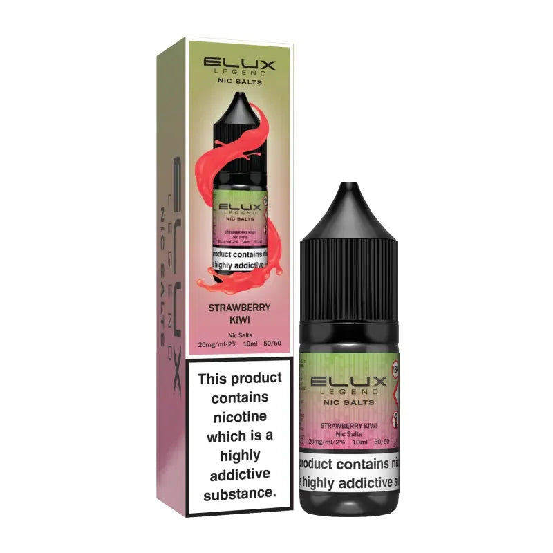 Elux Legend Nic Salt Vape Juice Strawberry Kiwi Flavour