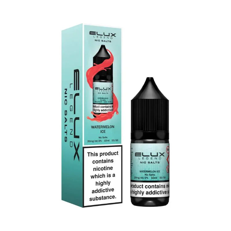 Elux Legend Nic Salt Vape Juice Watermelon  Ice Flavour
