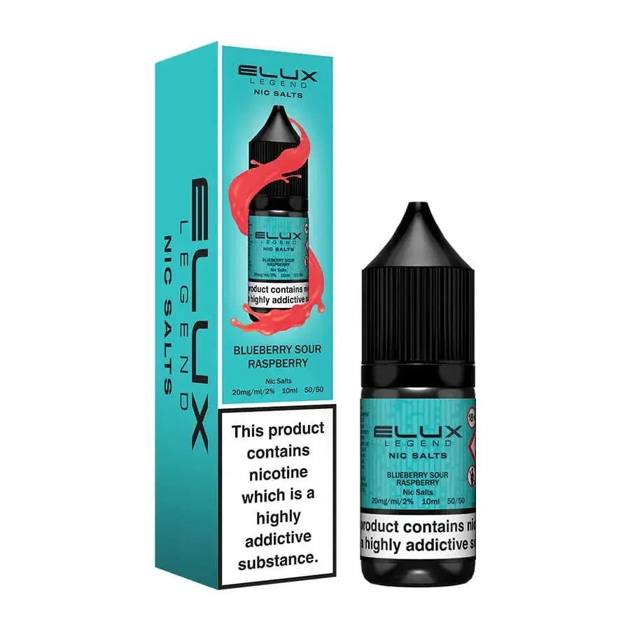 Elux Legend Nic Salt Vape Juice Blueberry Sour Raspberry Flavour