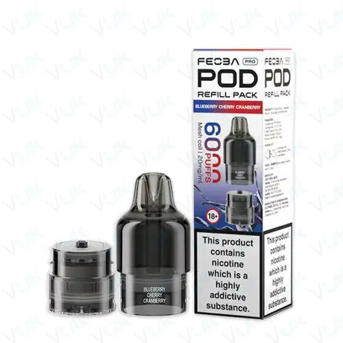 Feoba Pro 6000 Refill Pods Blueberry Cherry Cranberry