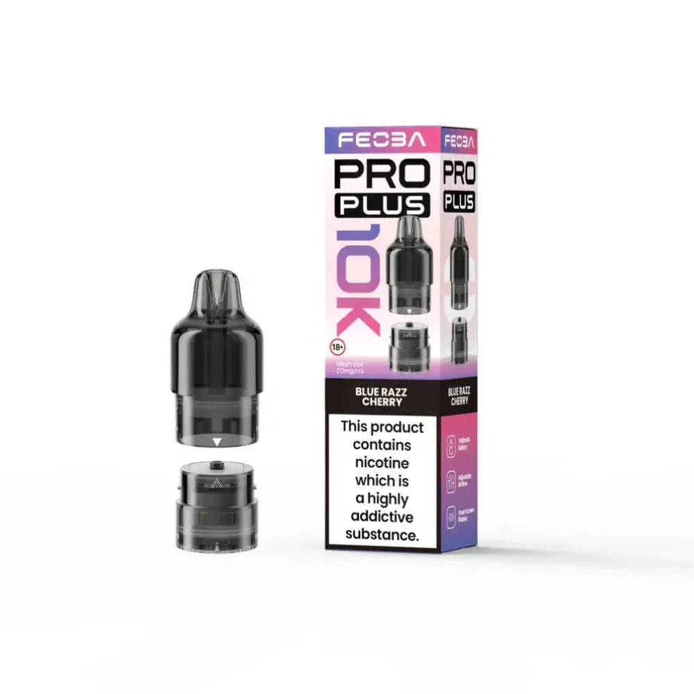 Feoba Pro Plus 10K Vape Pods Blue Razz cherry Flavour
