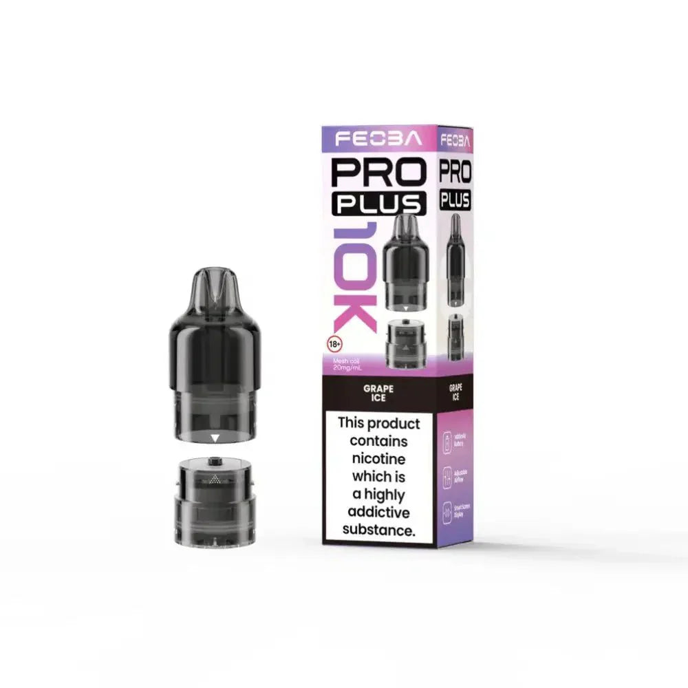 Feoba Pro Plus 10K Vape Pods Grape Ice Flavour