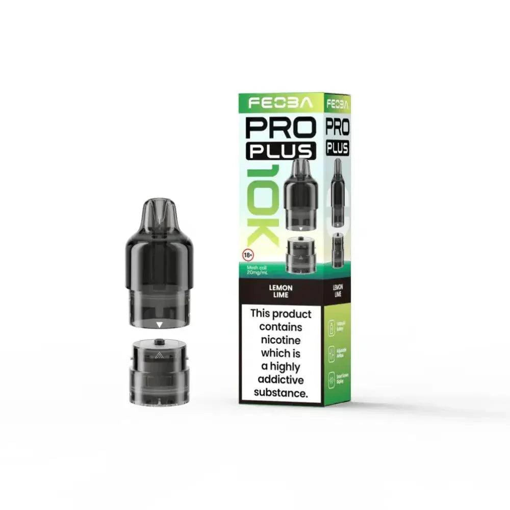 Feoba Pro Plus 10K Vape Pods Lemon Lime Flavour