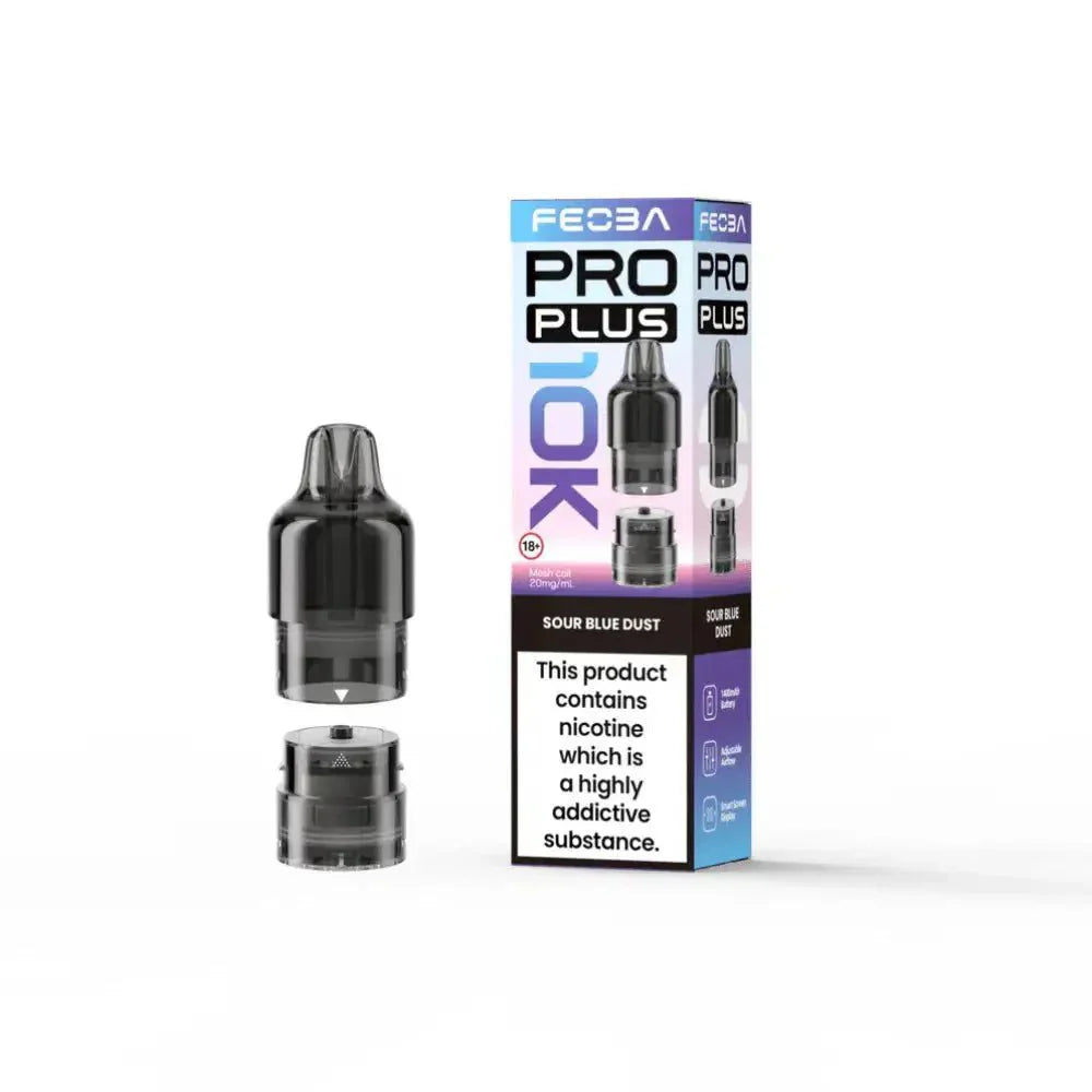 Feoba Pro Plus 10K Vape Pods Sour Blue Dust Flavour