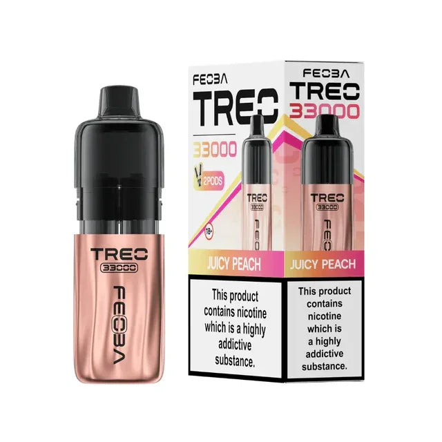 Feoba Treo 33K Prefilled Pod Kit Juicy Peach Flavour