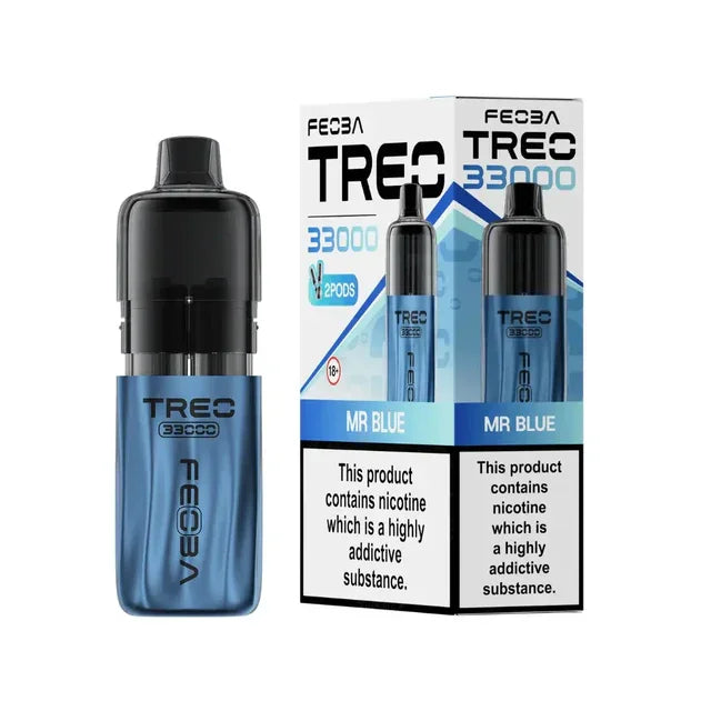 Feoba Treo 33K Prefilled Pod Kit Mr Blue Flavour