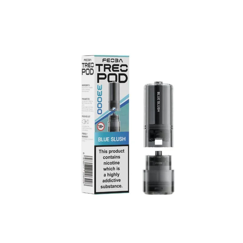 Feoba Treo 33K Vape Pods Blue Slush Flavour