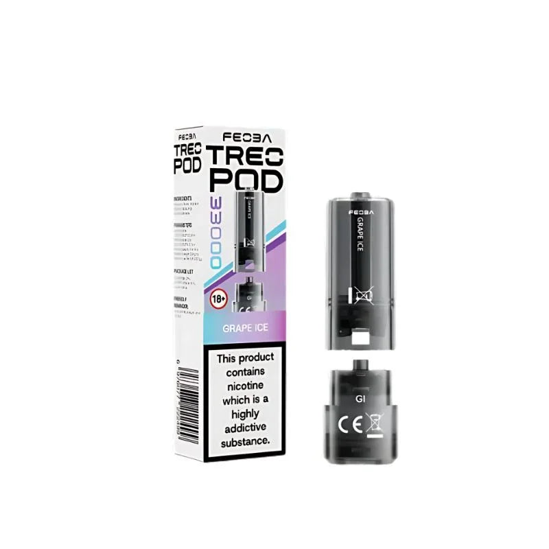 Feoba Treo 33K Vape Pods Grape Ice Flavour