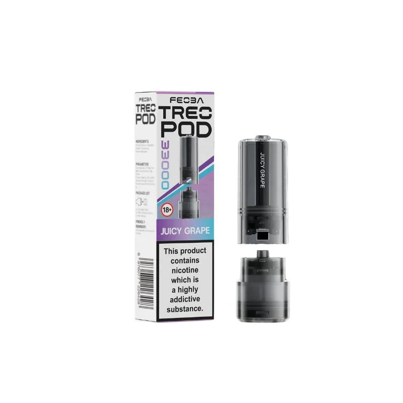 Feoba Treo 33K Vape Pods Juicy Grape Flavour