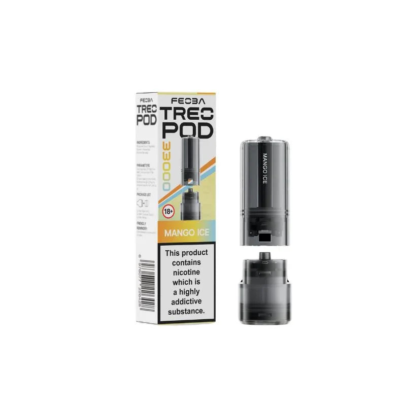 Feoba Treo 33K Vape Pods Mango Ice Flavour