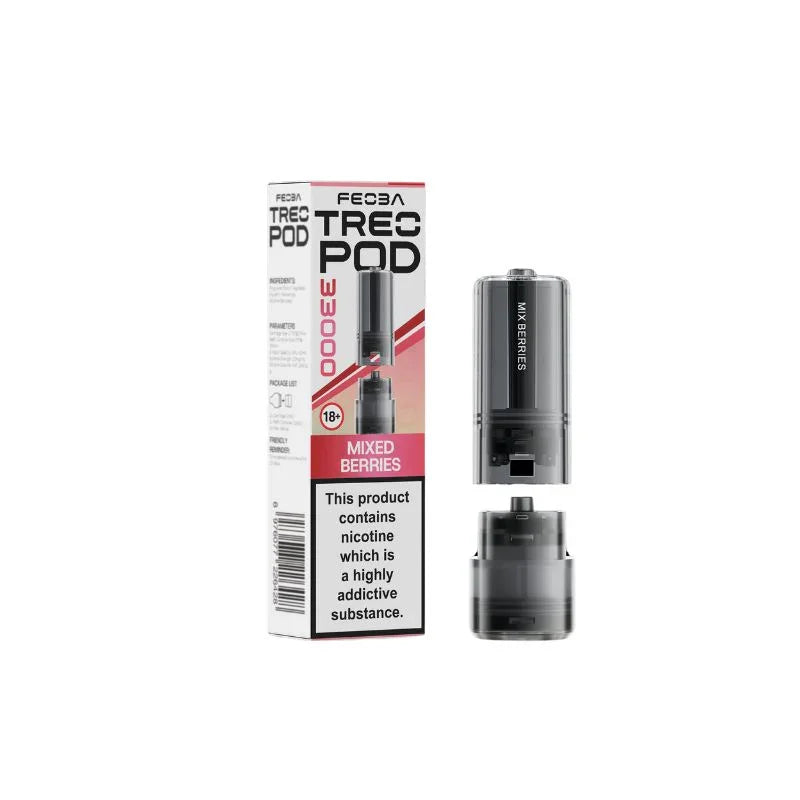 Feoba Treo 33K Vape Pods Mixed Berries Flavour