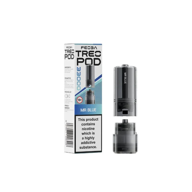Feoba Treo 33K Vape Pods Mr Blue Flavour