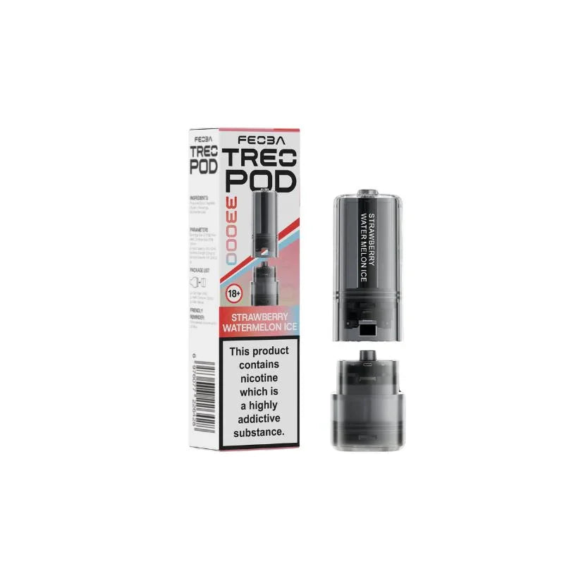 Feoba Treo 33K Vape Pods Straw Watermelon Ice Flavour