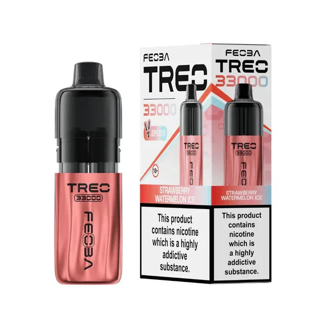 Feoba Treo 33K Prefilled Pod Kit Straw Watermelon Ice Flavour