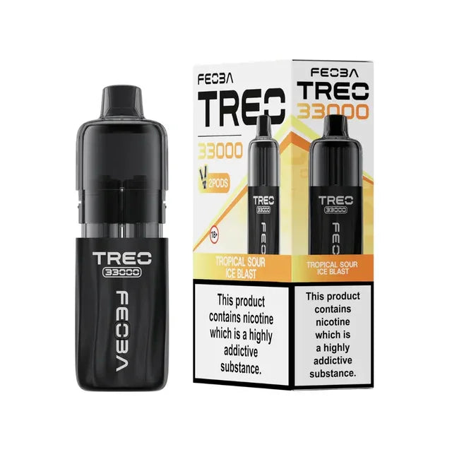 Feoba Treo 33K Prefilled Pod Kit Tropical Sour Ice Blast Flavour