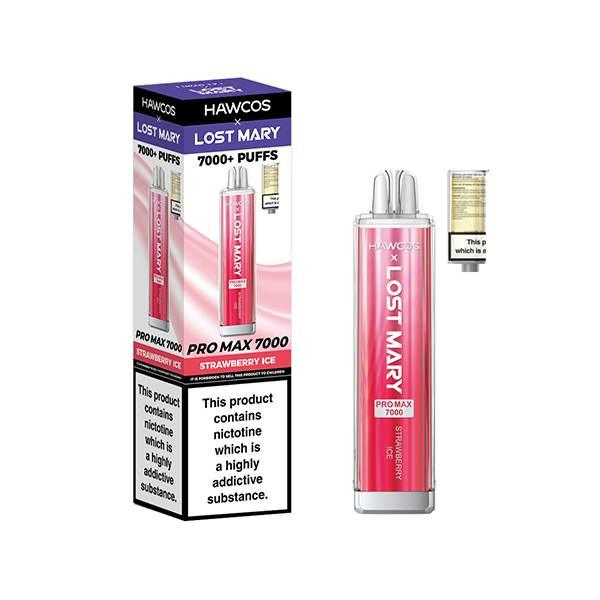 Hawcos X Lost Mary Pro Max 7K Kit Strawberry Ice