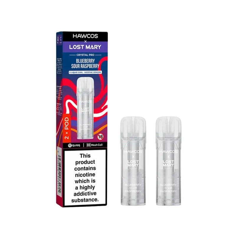 Hawcos x Lost Mary Crystal Pro Refills