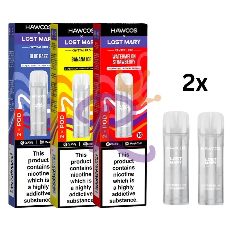 Hawcos x Lost Mary Crystal Pro Refills