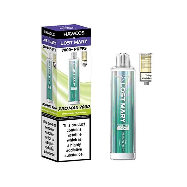 Hawcos X Lost Mary Pro Max 7K Kit Kiwi Passion Fruit Guava 
