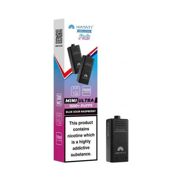 Hayati Mini Ultra Prefilled Pods Blue Sour Raspberry Flavour
