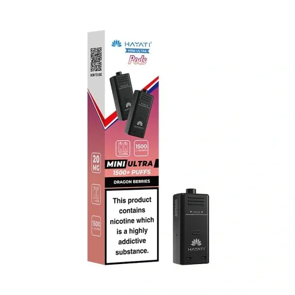 Hayati Mini Ultra Prefilled Pods Dragon Berries Flavour