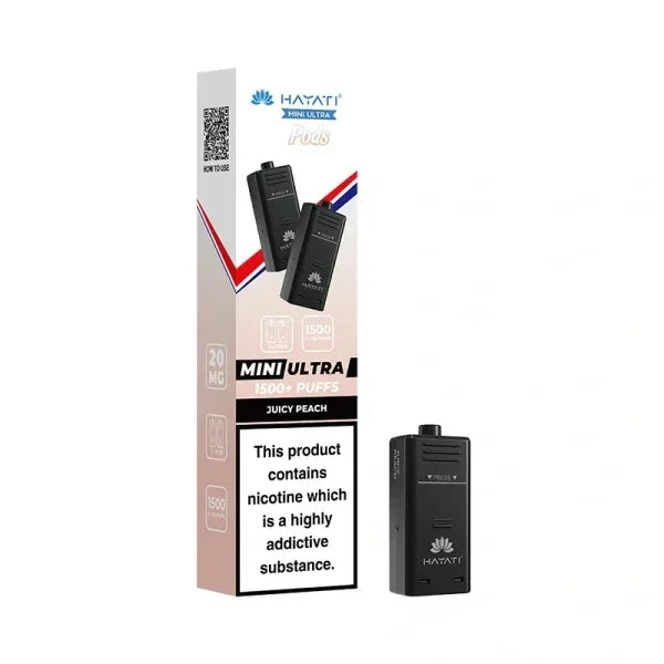 Hayati Mini Ultra Prefilled Pods Juicy Peach Flavour