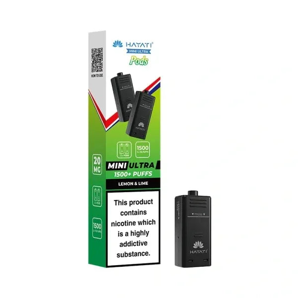 Hayati Mini Ultra Prefilled Pods Lemon And Lime Flavour