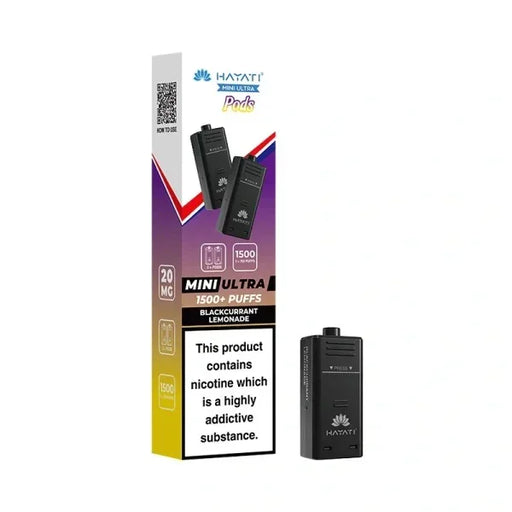 Hayati Mini Ultra Prefilled Pods Blackcurrant Lemonade Flavour