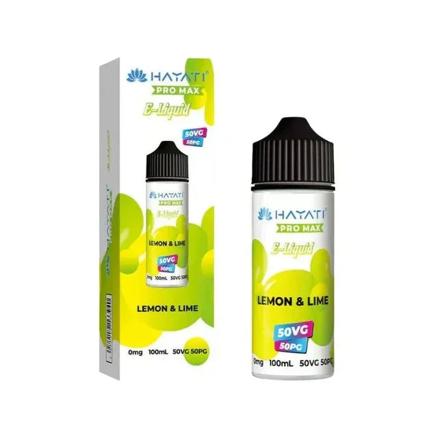 Hayati Pro Max 50/50 Vape Juice Lemon And Lime Flavour