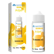 Hayati Pro Max 100ml 70/30 VG/PG Shortfill Vape E-liquid Banana Ice Flavour