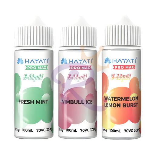 Hayati Pro Max 100ml 70/30 VG/PG Shortfill Vape E-liquid